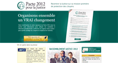 Desktop Screenshot of pacte2012.fr